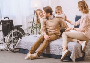 mindervalide vakantiehuis met gezin